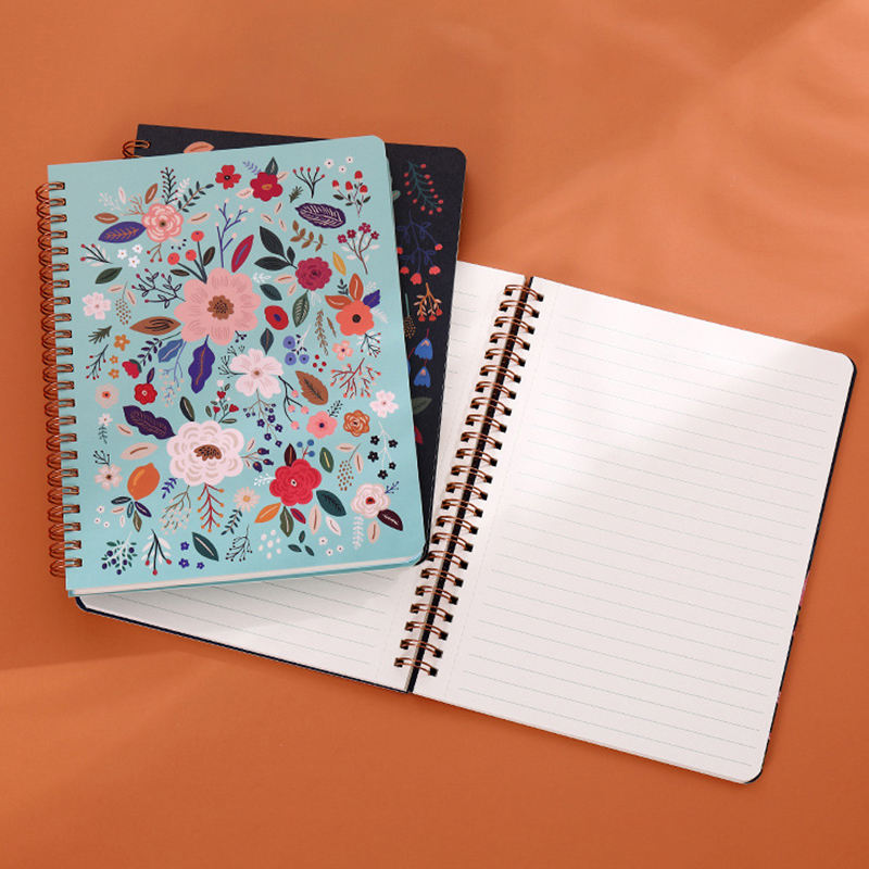Bulk 1-Subject Spiral Notebook 8 X 10 Inch 70 Sheets 3-Hole Punched Paper College Ruled Assorted Colors for School & Office