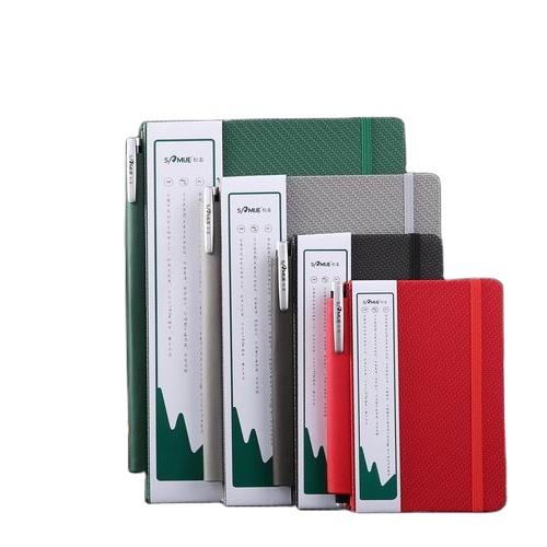 Small Quantity Leather Notebook in Luxury Custom Notebook Set in Pu Leather with Business Notebook with Pen Set