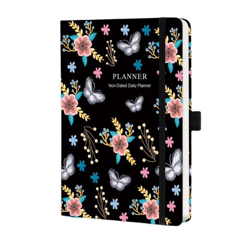 Custom Printing A5 Spiral Notebook, Journals for Women, 6"x 8.5", 160 Pages 120 GSM Offset Paper Ruled Notebook With Back Pocket