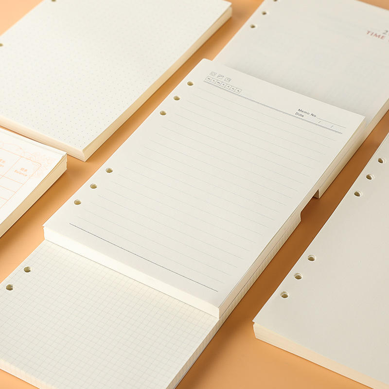 A4a5a6 Notebook Inner Page Square Paper 6 Holes Cornell Horizontal Line Printable A3 Size Replacement 9 Holes Loose-leaf Core