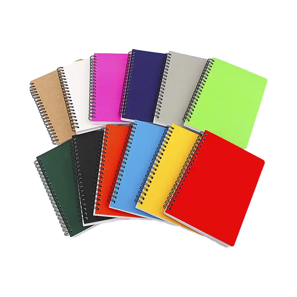 Custom Print Durabl Diary Soft Cover Real Leather Spiral Notebook Custom Journal A5 Notebook Soft Cover