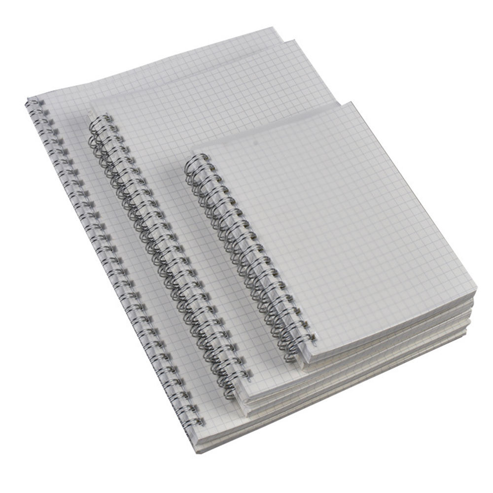 Wholesale B5 Quad Ruled Spiral Notebook - Square Grid Paper 80 Sheets Graph Paper Journals Diary