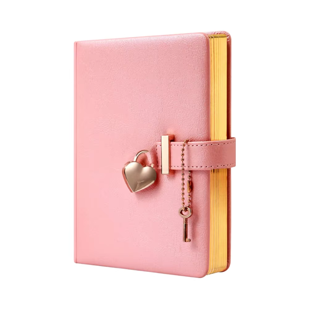 Custom Lock Diary Secret Journal with Password Code Refillable Notebook