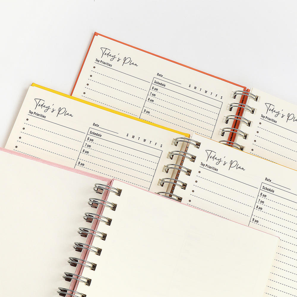 Wholesale Cuadernos Dw Cuero Customizable Logo Spiral Escolares Por Mayor A4 Agenda Dairy Dot Grid Jornals Notebook