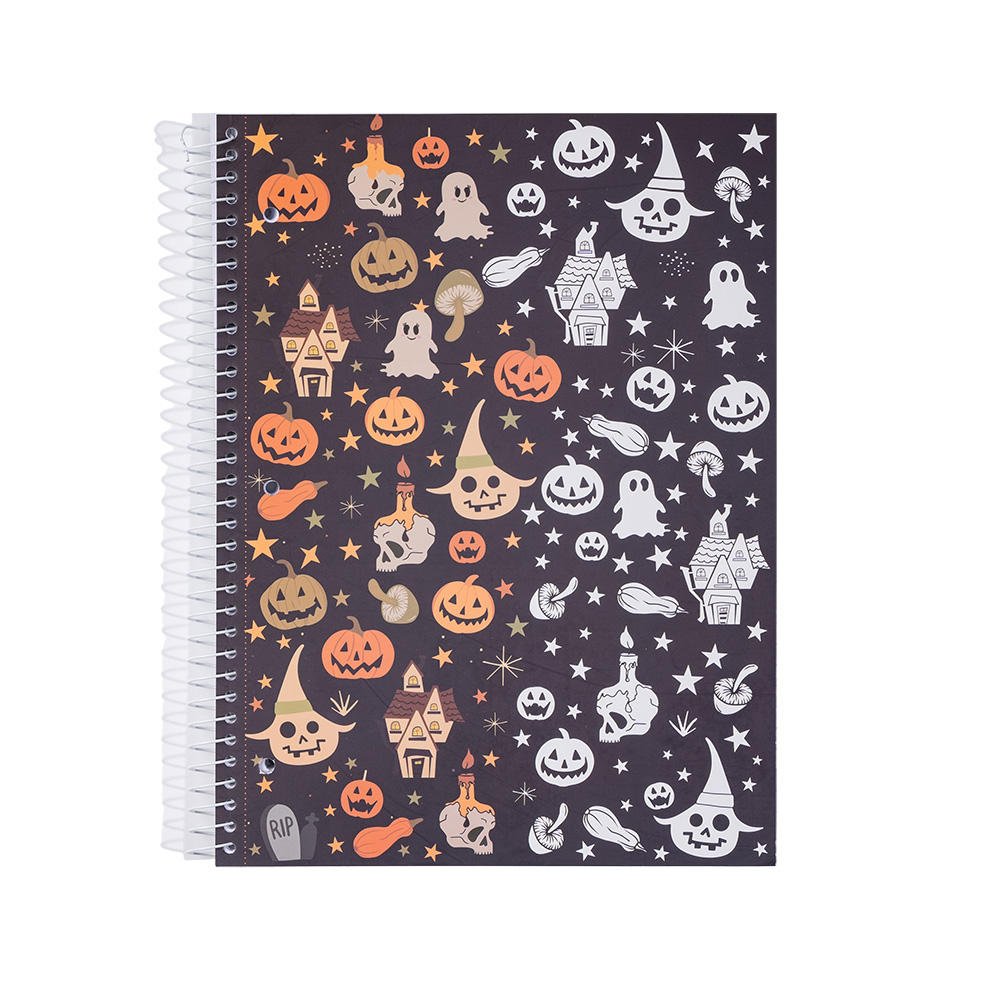 Minimalist Macaron Color PP Hardcover Loose Leaf Notebook College School 26/20 Hole Composition Spiral Notebook A5 B5 Stationery