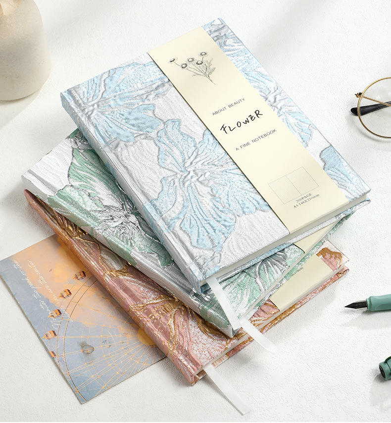 Low Prices High Quality Luxury Exquisite Wholesale Customized Hardcover Spiral Notebook Diary Notebook Journal Notebook