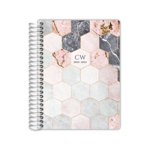 Spiral Binding Notebook A4 A5 B5 Customizable logo Hardcover Beautiful Diary 2025 Self Care Journal Notebook