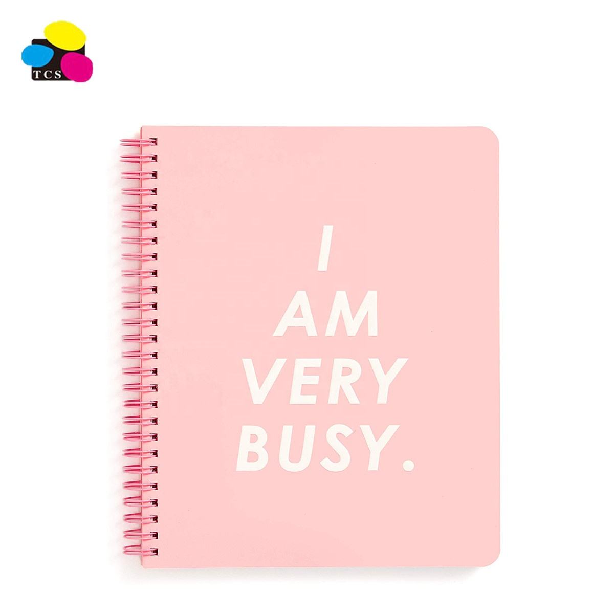 New Design Wire Spiral Notebook Wire Bound 2022 Custom Printing Budget Women Planner