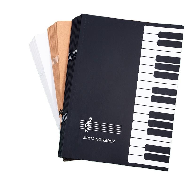 Creative Music Writing Book Fashion Music Notebook Practice Music Exercise Book for School Custom Notebook