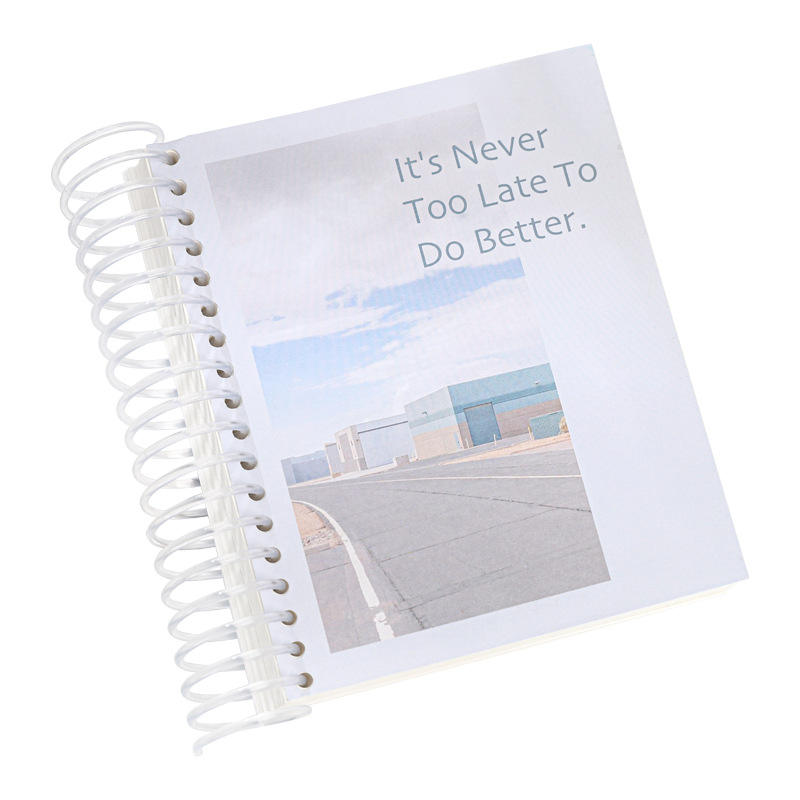 Custom Printing Hard Cover Journals A4 A5 A6 PU White School Notebooks Sublimation Blank Leather Journal Notebook