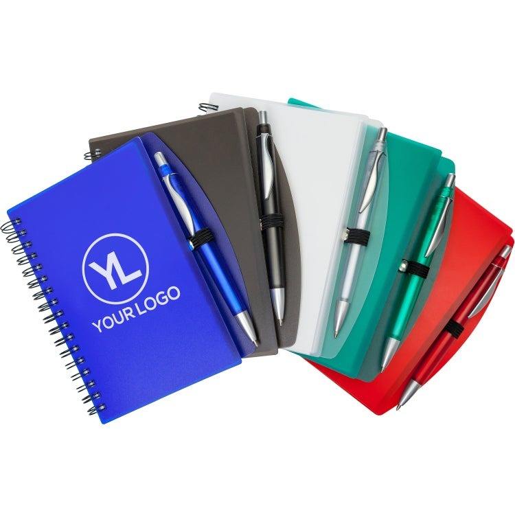Personalized Custom School Supplies A5 Wide Ruled Planner Journal Diary PU Leather Writing Notebook with Ball Pen