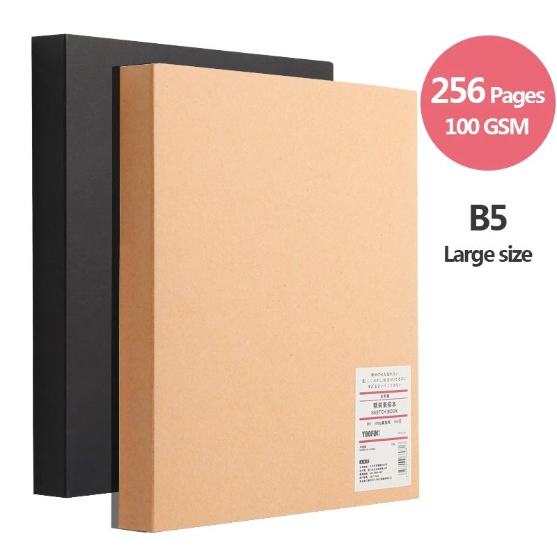 Custom A3 A4 A5 Sketch Book Artist Drawing Pad Spiral Drawing Note Book