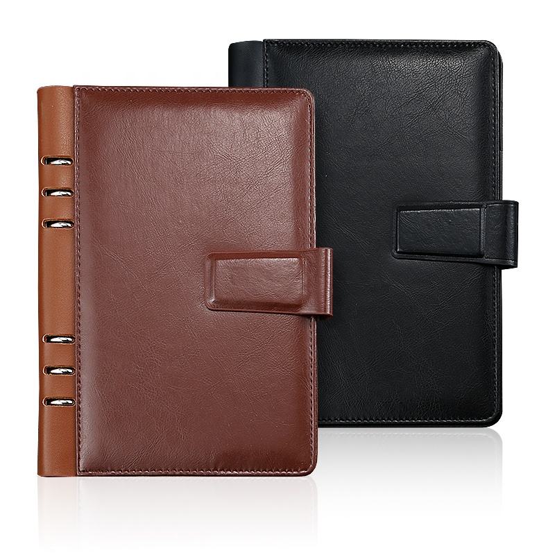 Wholesale A5 Custom Black Anime School Notebook PU Leather Cover Hardbound Mangas Quill Pen Death Necklace-Journal Gift in Box
