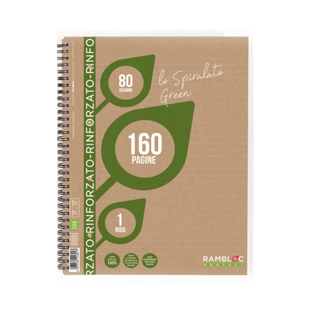 Wholesale Made In Italy Good Whiteness A4 Size Reinforced Notebook For Work
