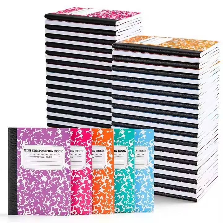 Cheap Price Mini Composition Notebook Narrow Ruled Bulk Binding School Book Exercise Books for School