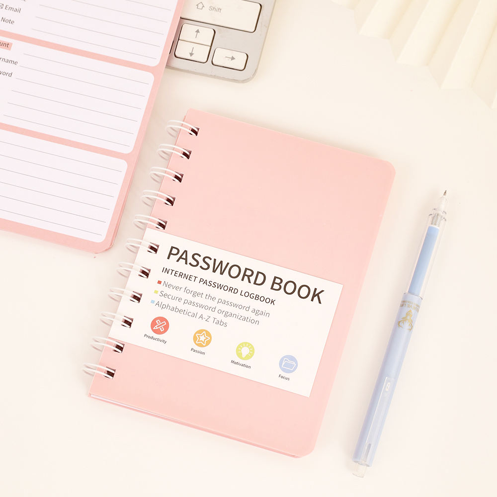 Deli 7685 Brief Spiral Notebook A5 100sheets Pink Yellow Green Blue Office Study Notebook for Students 96pcs Per Carton Set