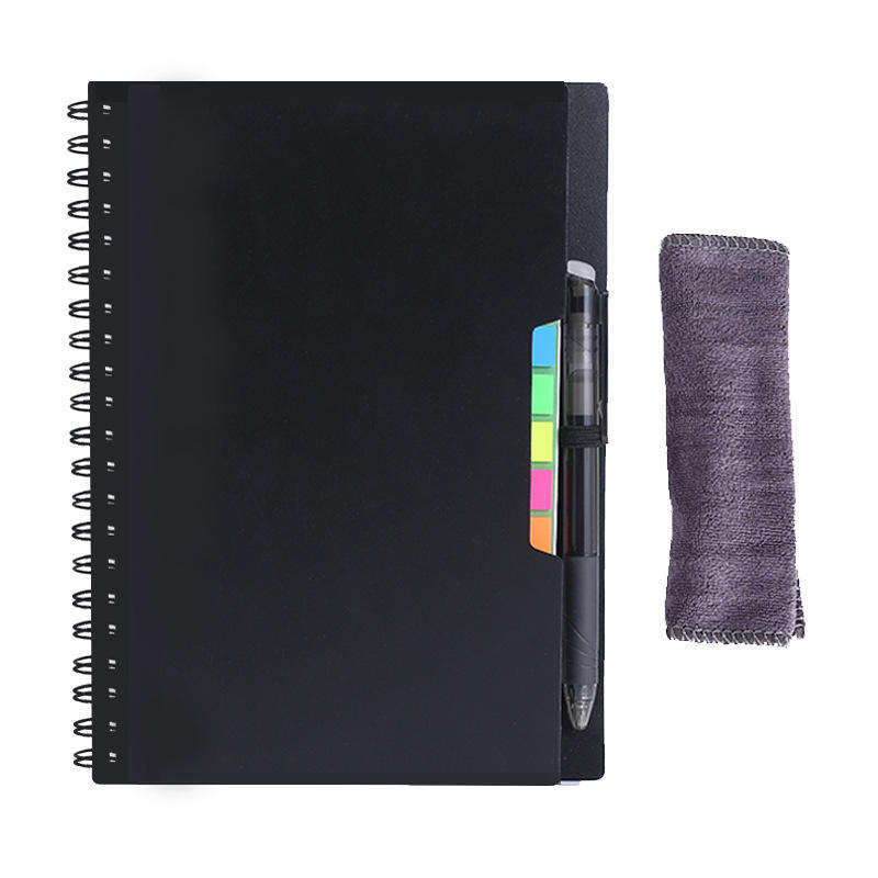Reusable Waterproof Custom logo Reusable Stone Paper Notepad Hot and Wet Erasable Writing Smart Spiral Notebook with Pen