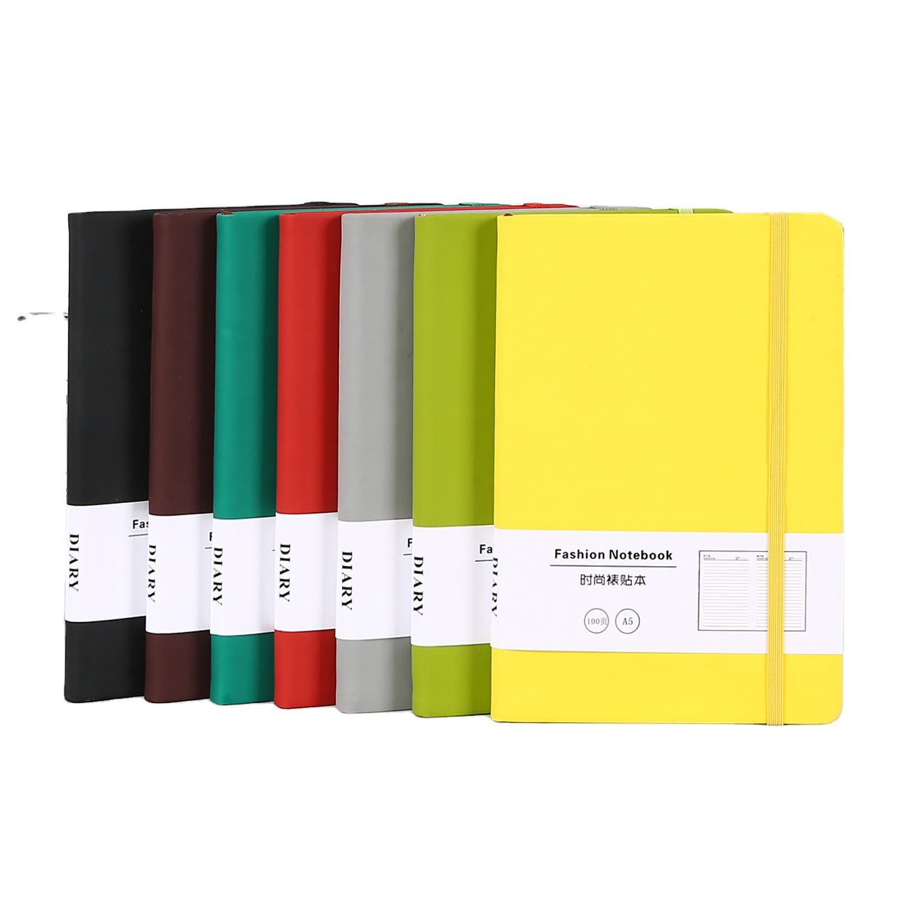 2024 New Fashion Handmade Top Grade Genuine Leather A6 Pocket Notebook Journal 100gsm Dowling Paper Loose Leaf Diary Gift
