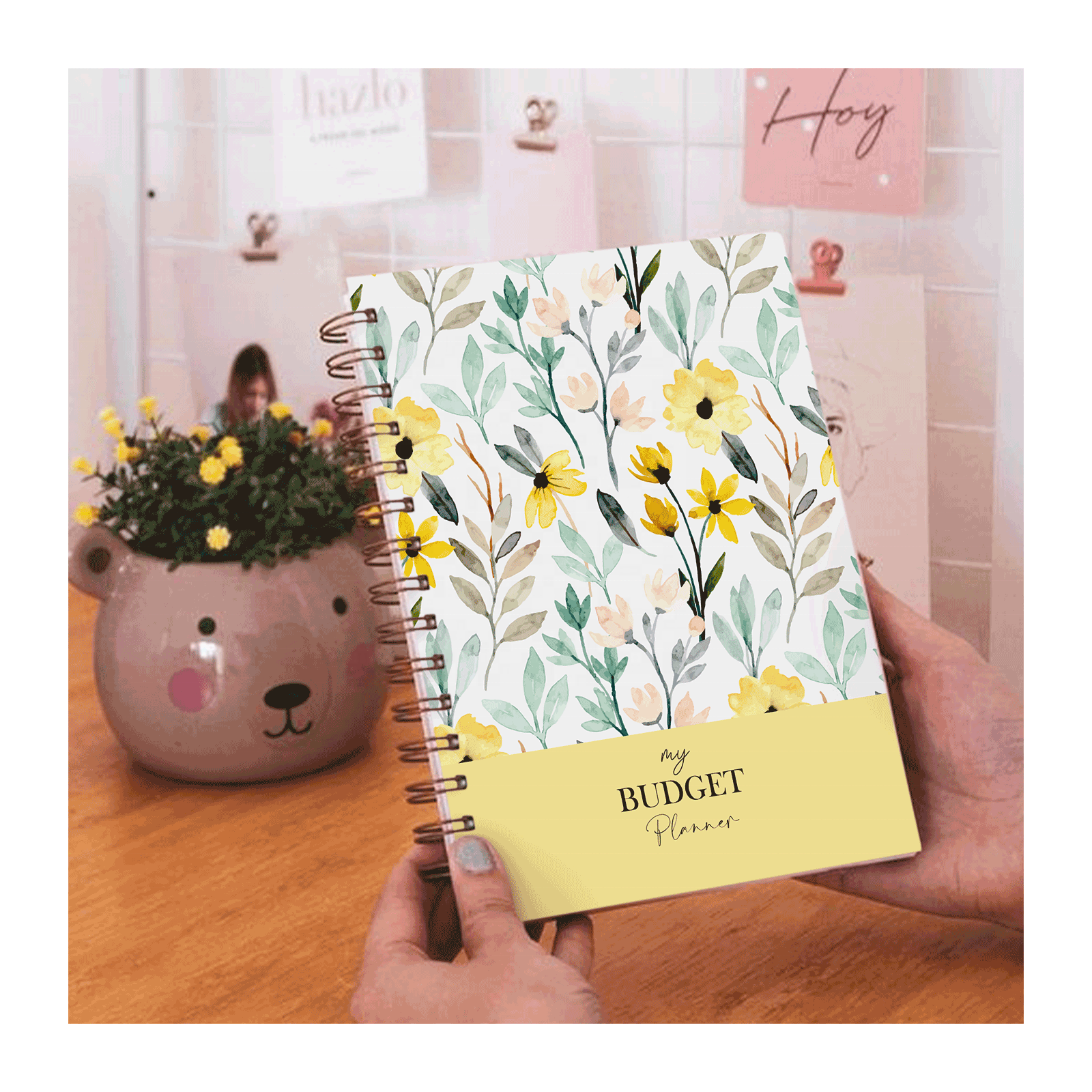 Customised Cheap Price Spiral Campus A5 Notebooks Classeur Budget Ournals Custom goal Planner Printing Book