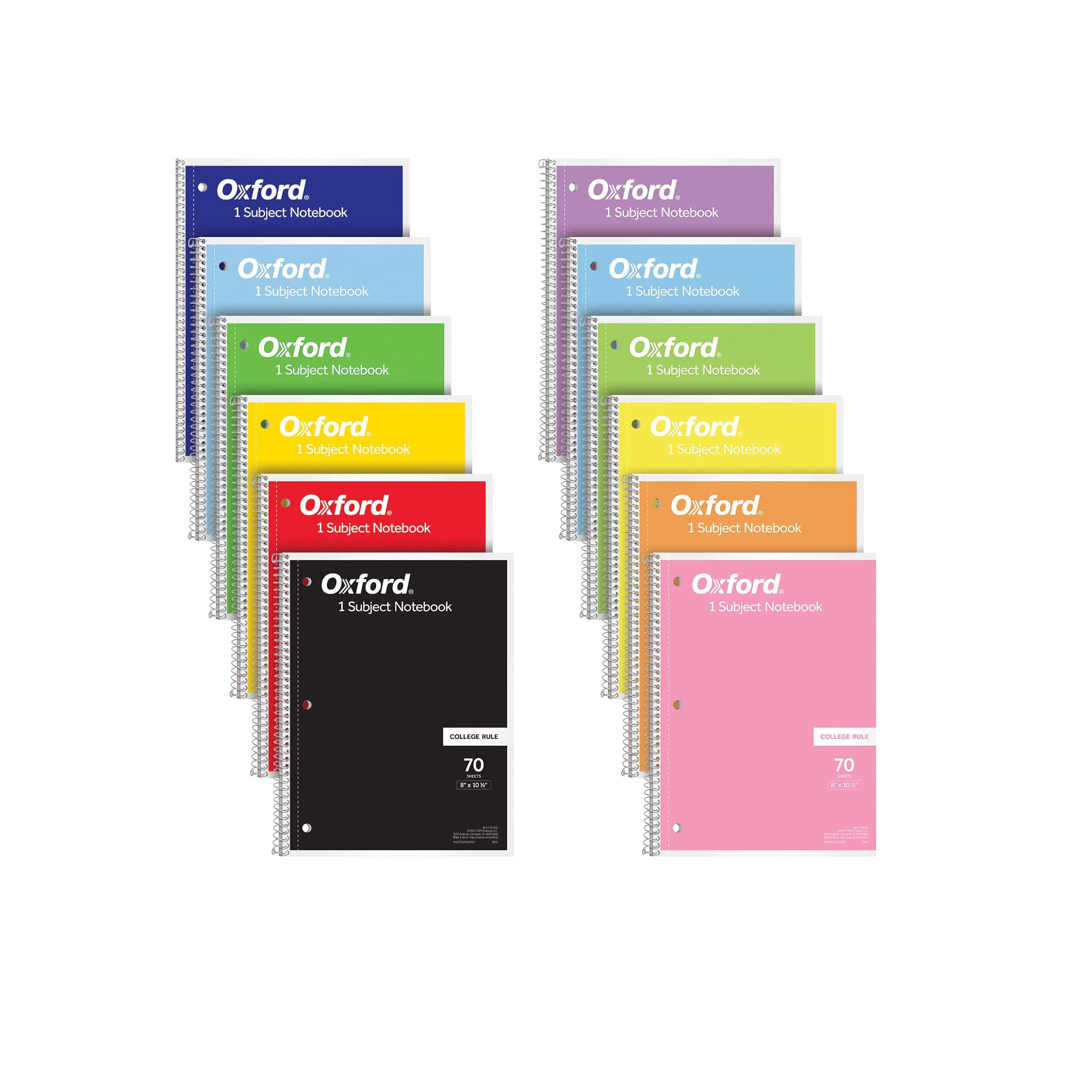 Oxford Spiral Notebook Student Notepad A4 70 Sheets High Quality Paper Support Multi-color Wholesale Custom Student Supplies