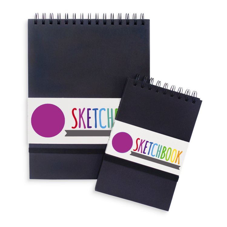 B5 Super Thick Bareback Black Graffiti Student Special Paper Sketch Book 16K Drawing Notebook