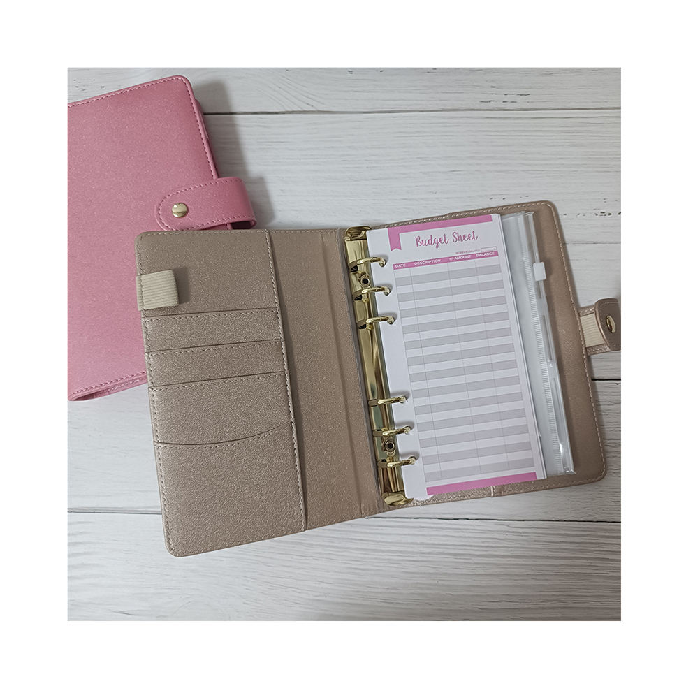 Flamingo Pink Thermo Leather A6 Notebook Set Gift High Quality Hardcover Mini Notepad PU Leather Mini Paper Journal Mini Diary