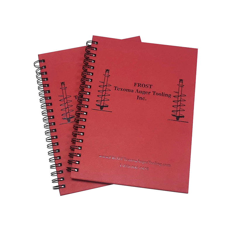 New Design Wire Spiral Notebook Wire Bound 2022 Custom Printing Budget Women Planner