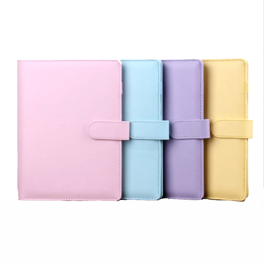 Business Notebook Mini Type 2023 Calendar 6 Rings Spiral Work Agenda Budget Binder Pu Leather Cover A5 A6 Binder