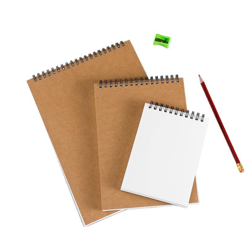 Bview Art A5 Size White Paper Spiral Sketchbook for Artist Pro Amateurs