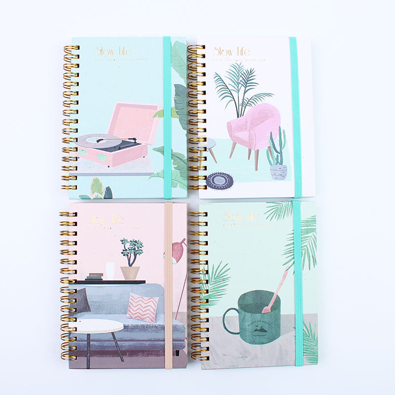 High-end Notebook A6 Custom Loose-leaf Coil Business Simple Book Custom Horizontal Line Inner Page Business Office Notepad