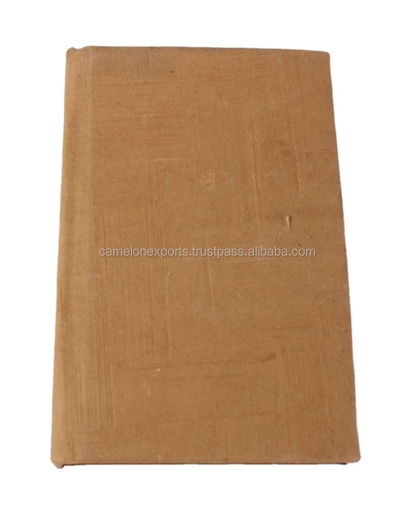 2024 Cheap Bulk Recycled Plain Kraft Paper Blank Brown Pages Spiral Notebook A5