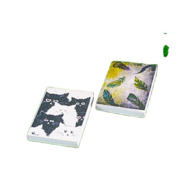 Handmade 100% Recycled Rag Book A5 Leather Recycled Paper Journal Notes Notebook Sketchbook Eco-Friendly Tree-Free Paper Gift