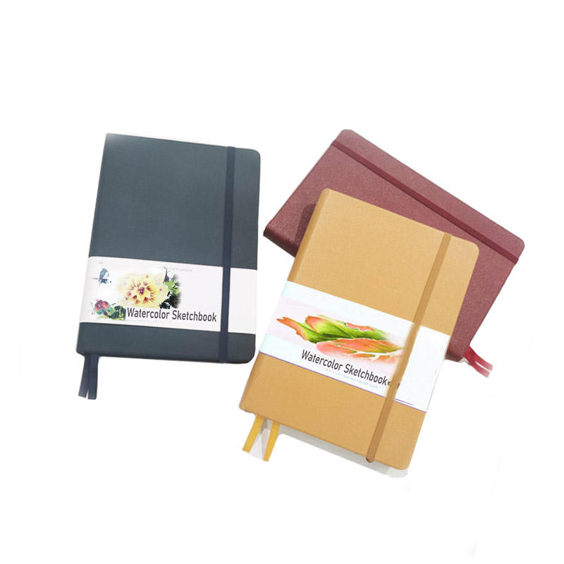 220gsm, 300gsm A5 / A4 / A6 3.5x5.5" Cold Press Hardcover Drawing and Painting Watercolor Art Sketchbook