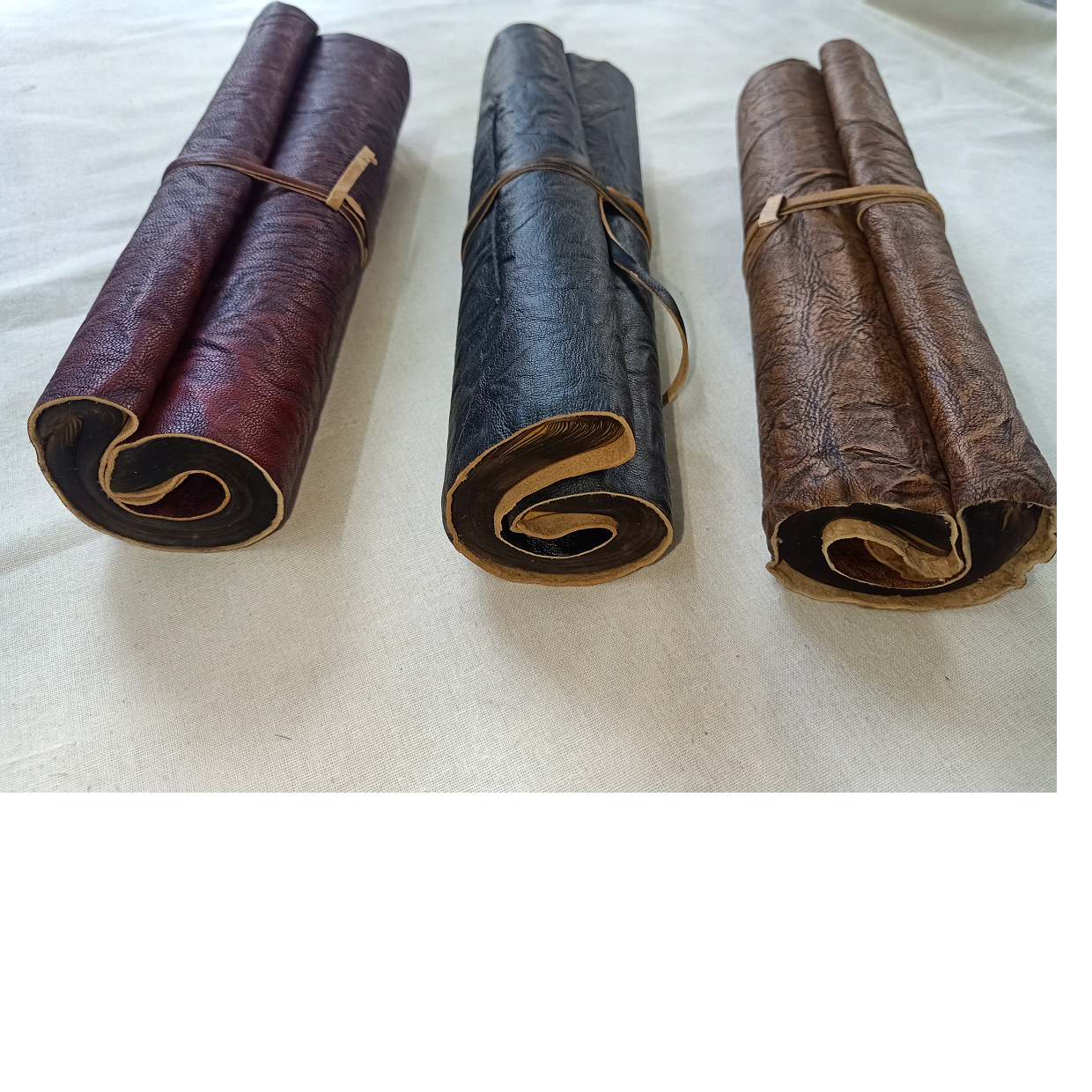 Vintage A5 Simple Business Notebook Sheepskin Strap Retro Leather Cover Printed Style for Meeting Minutes Journal In-Stock A3
