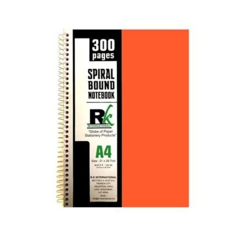 Genuine Quality 300 PAGES A4 Competitive Price Spiral Notebook Specifically Made Notebook Best Price Excellent Quality