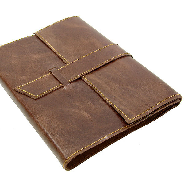 Leather Journal Refillable, Premium Spiral Notebook Classic Binder Vintage Embossed Travelers Journal with Blank Paper